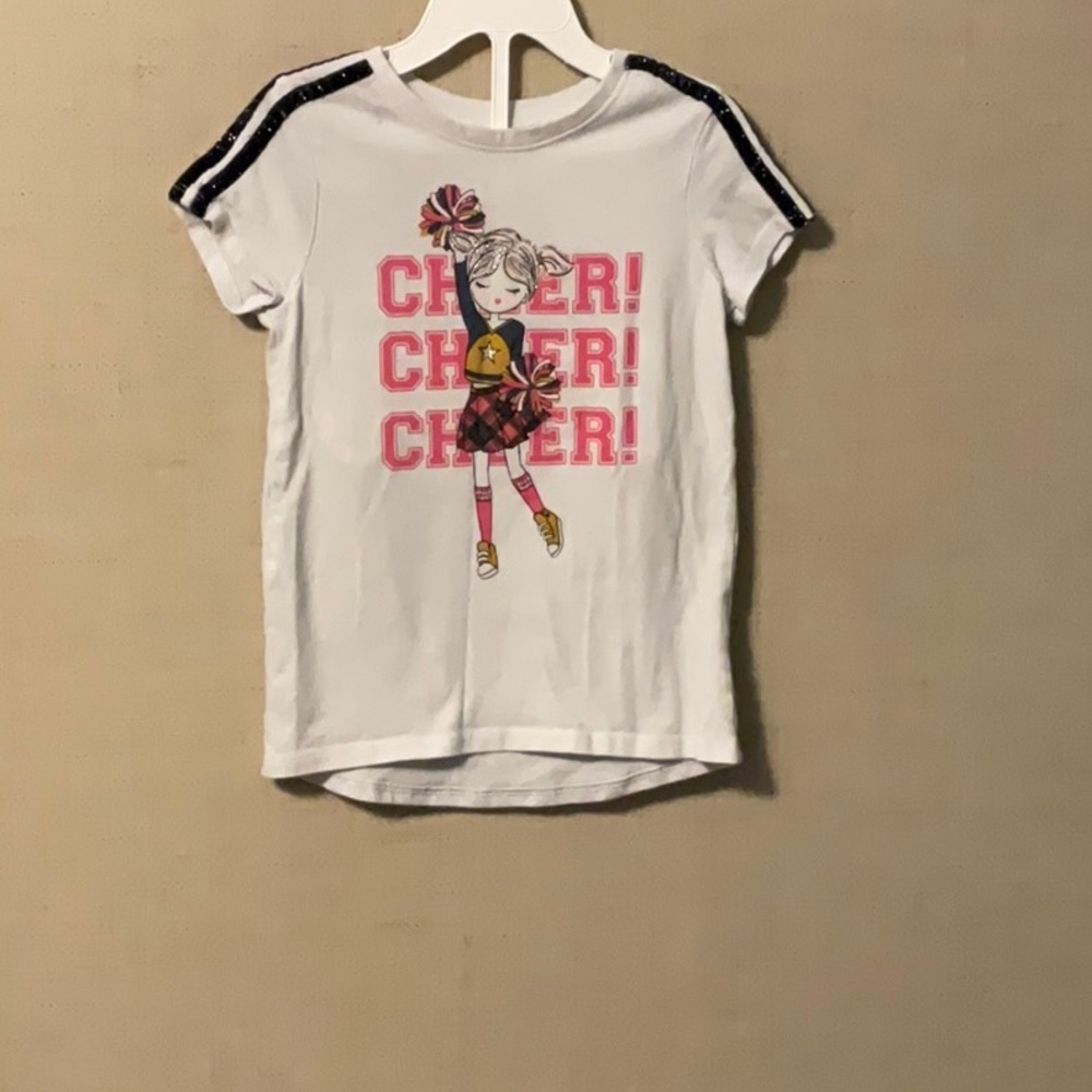 Garanimals White and Pink Short Sleeve Tee